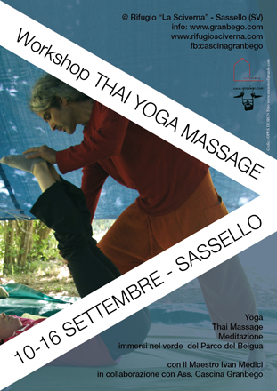 Workshop di thai yoga massage presso il Rifugio La Sciverna